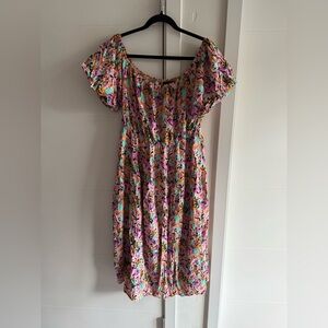 ZESICA Summer Casual Off-the-Shoulder Dress with Pockets